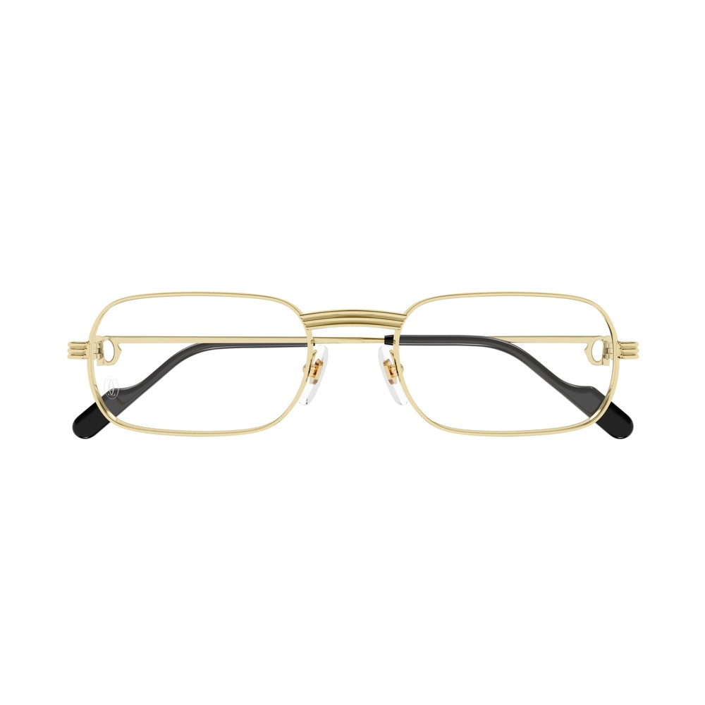 CARTIER Ct0556o Rectangular Metal Eyeglasses